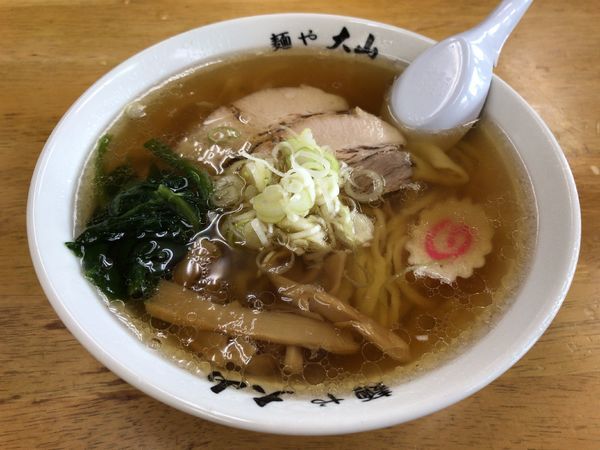 「らーめん」@青竹手打ちラーメン 麺や大山の写真
