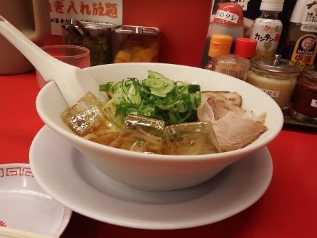 「冷やしらーめん」@ラーメン魁力屋 市ヶ尾店の写真