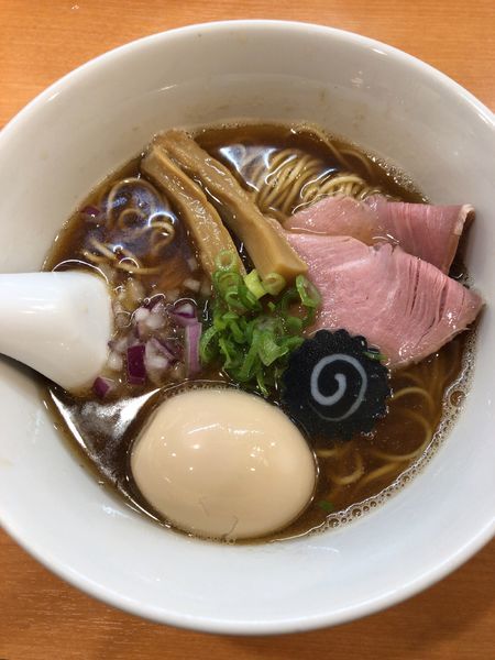「味玉のどぐろそば+大盛」@らぁ麺 はやし田 池袋店の写真