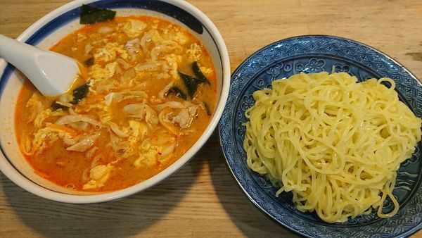 「とん汁つけメン　８００円」@栃尾の写真