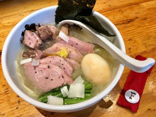 「特製鴨中華そば（塩）」@満鶏軒の写真