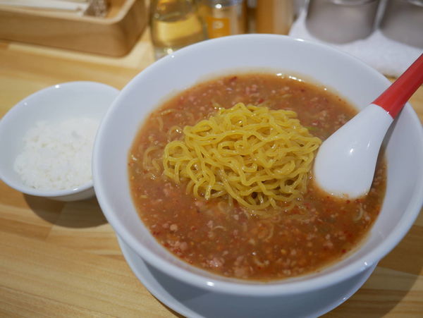 「特製タンタン麺 辛さトリプル＋サービスライス」@小田原タンタン麵たかみの写真
