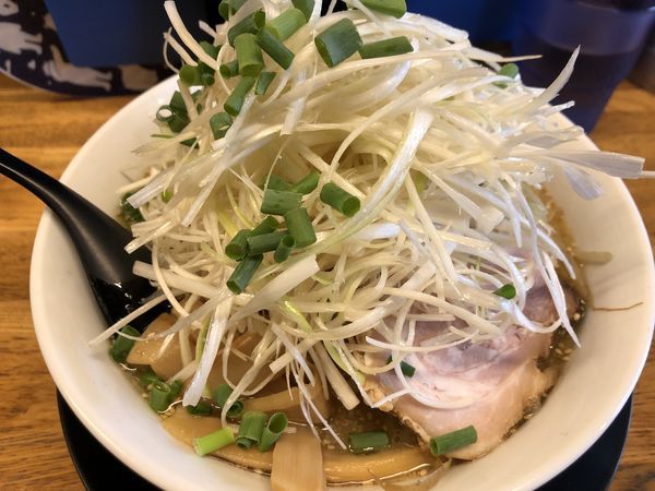 「ネギ塩ラーメン（大盛）」@麺屋てんきの写真