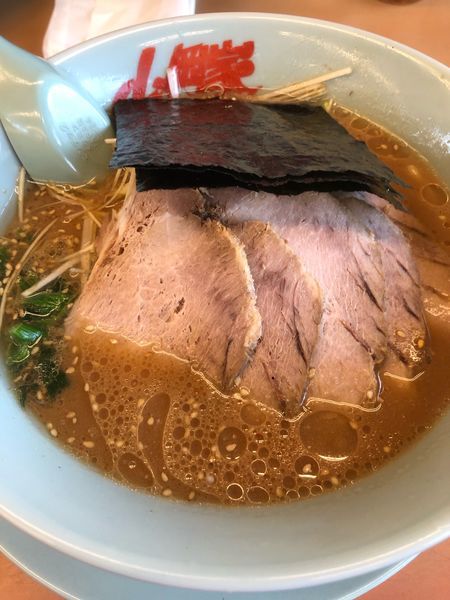 「味噌ネギチャーシュー」@ラーメン山岡家 水戸南店の写真