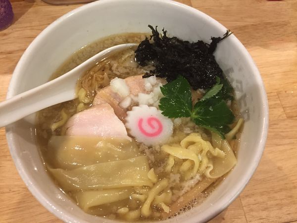 「ナハハ塩煮干そば¥750」@中華そば ムタヒロの写真