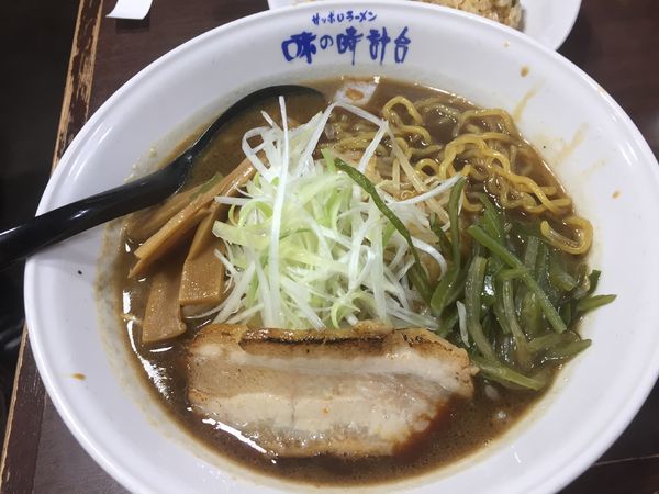 「正油ラーメン¥850」@味の時計台 上野店の写真