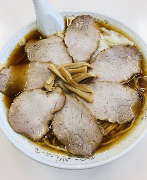 「チャーシューワンタンメン(大) 1200円」@味世屋食堂の写真