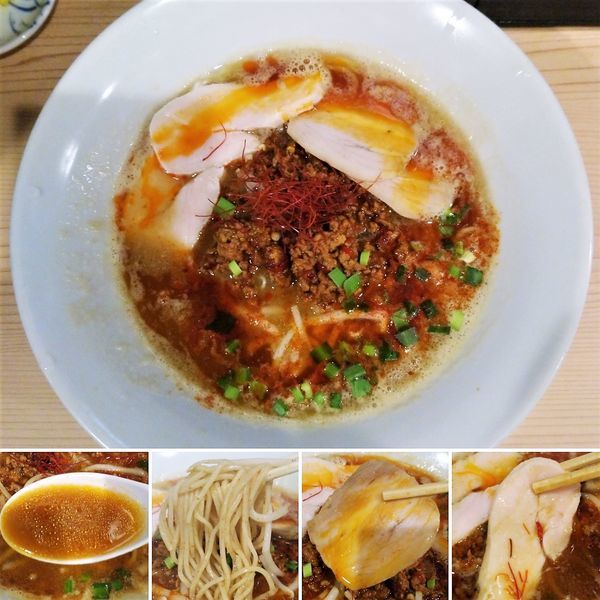 「特濃旨辛福島鶏台湾　1000円」@麺処若武者 ASAKUSA 〜FUKUSHIMA NOODLE STYLE〜の写真