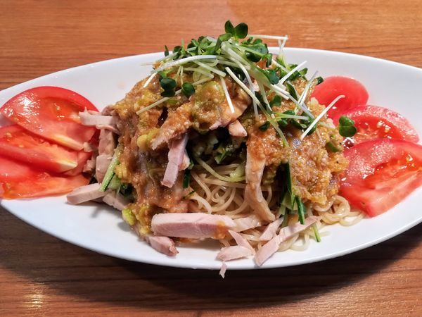 「冷やし棒々鶏麺830」@四川屋台の写真