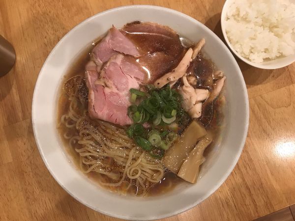 「【限定】純系名古屋コーチンの冷やし鶏そば」@中華そば ココカラサキゑの写真