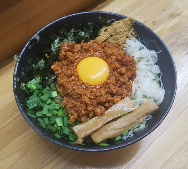 「台湾まぜそば750円」@支那そば たまや錦の写真