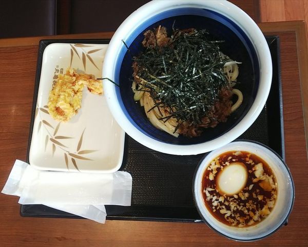 「旨辛肉つけうどん690円」@丸亀製麺 山形店の写真