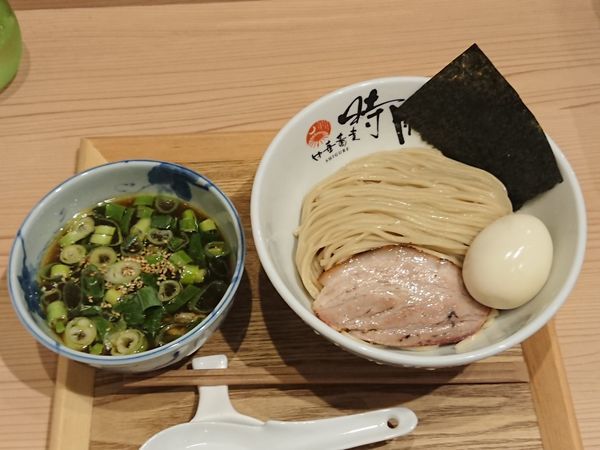「ホロホロ南蛮キジつけ蕎麦＋出汁玉子」@中華蕎麦 時雨の写真