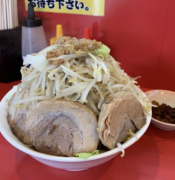 「ラーメン200g +豚2枚」@豚ゆうの写真