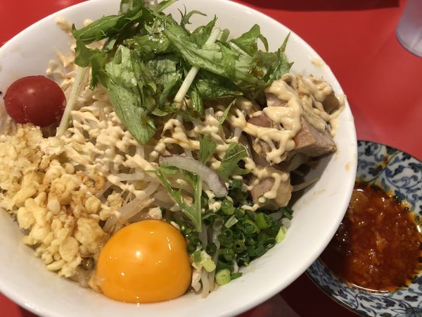 「冷やしまぜそば」@用心棒 市ヶ谷飯田橋の写真