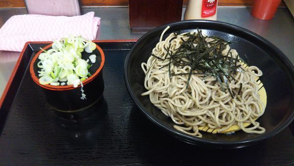 「ざるそば」@大江戸そば 上野9・10番ホーム店の写真