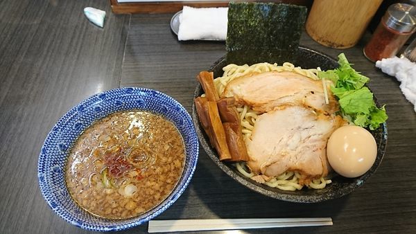 「正油つけ麺(大)味玉」@ラーメンつけ麺 奔放の写真
