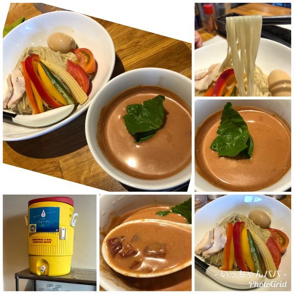 「完熟トマトのつけ麺 〜夏の彩り野菜を添えて〜 900円」@麺.SUZUKiの写真