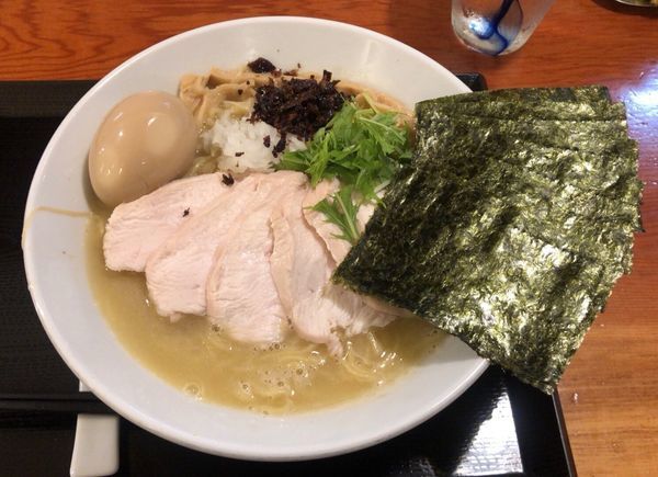 「特製濃厚鶏そば 大盛(塩」@鶏そば 七星の写真