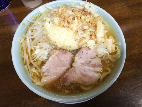 「小らーめん　ニンニクアブラ　750円」@らーめん玄の写真
