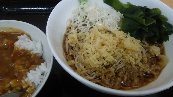 「冷 カレー丼セット 550円」@梅もと 船橋店の写真