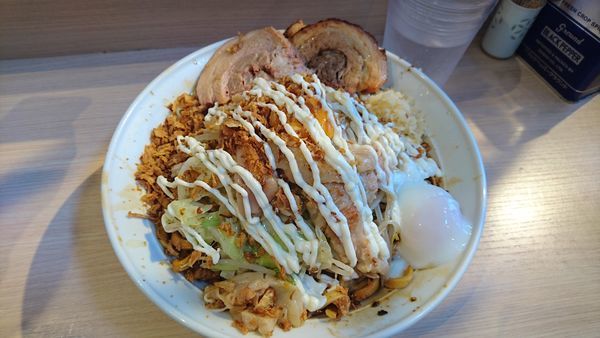 「汁無し 600 ゆず胡椒 以外」@麺屋 味方の写真