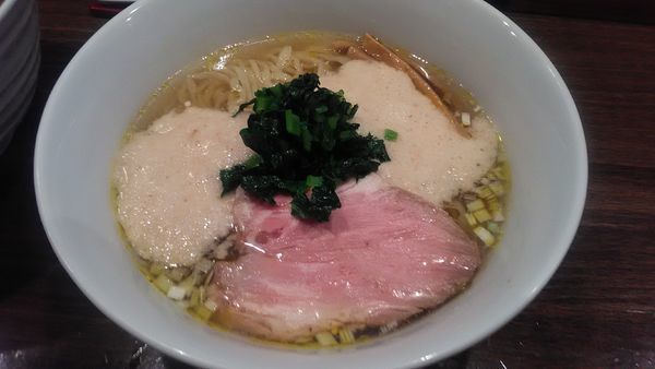 「[限定]梅の山かけ冷やしそば」@櫻井中華そば店の写真