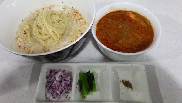 「[限定]担々つけ麺」@ラーメン星印の写真