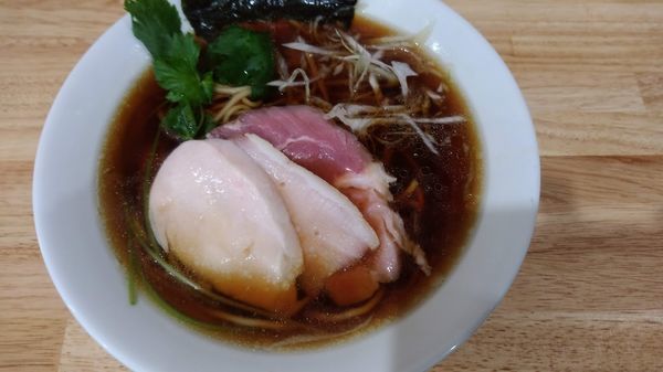 「中華そば（黑）+替え玉　750+200」@中華そば You Leeの写真