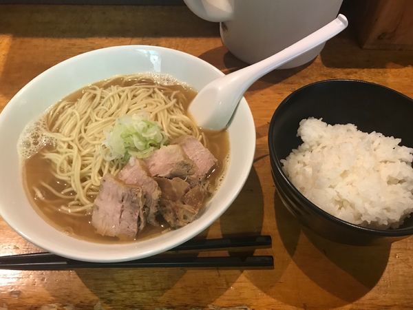 「肉そば中+小ライス+お持ち帰り肉そば」@自家製麺 伊藤の写真