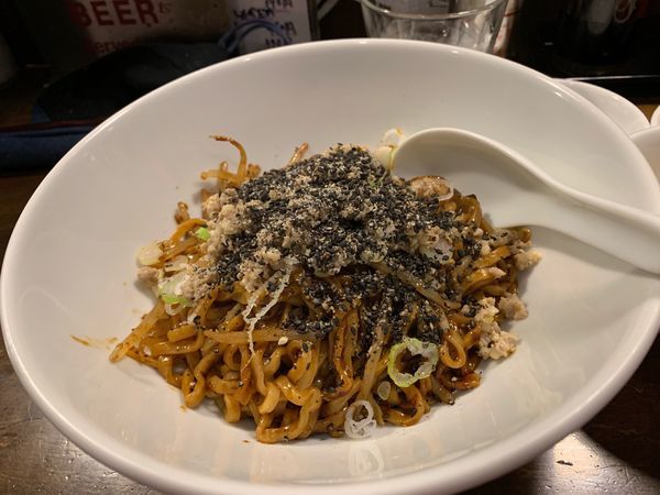 「汁なし坦々麺」@濃厚担々麺・らーめんつけめん 仁の写真