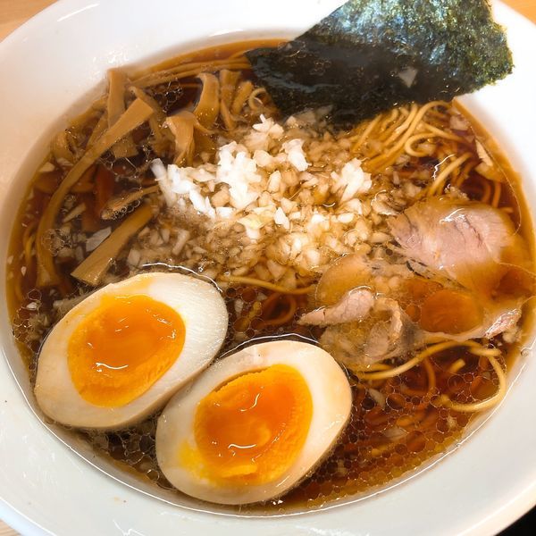 「中華そば ¥600＋味玉 ¥100」@一陽来福・びんびん亭の写真