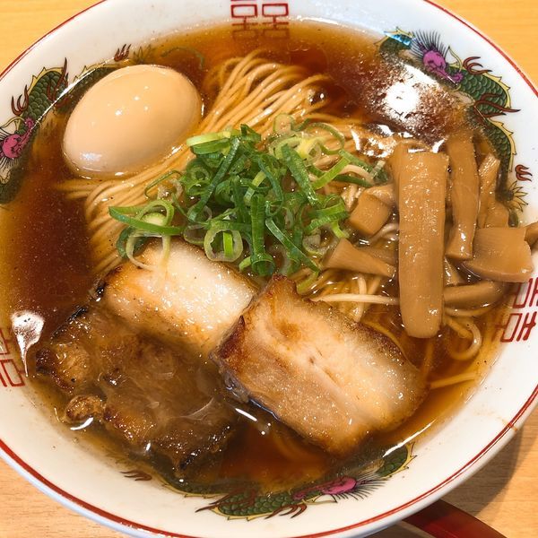 「味玉昔ながらの中華そば ¥880」@塩つけ麺 灯花の写真