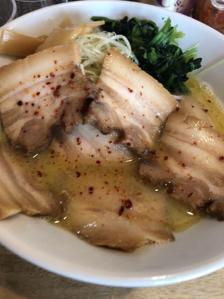 「鶏ポタラーメン特製」@麺屋三喜の写真