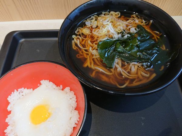 「ミニとろろ丼セット(かけ) 530円」@名代 富士そば 志木店の写真