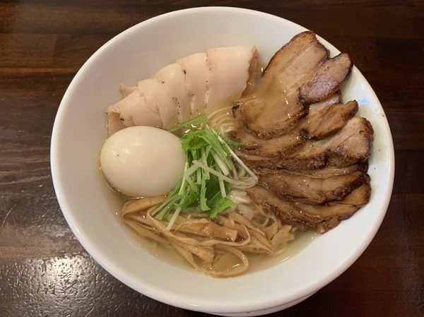 「塩 全部のせ 1000円」@麺や風虎の写真