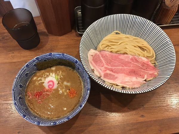 「醤油エビつけ麺」@俺の麺 春道の写真