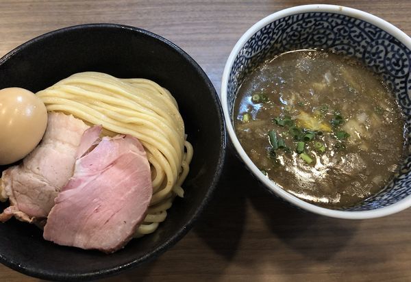「味玉極濃厚煮干しつけ麺」@煮干しつけ麺 宮元の写真