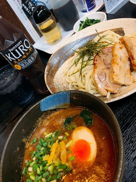 「ちゃーしゅーつけ麺(こってり)」@麺屋 青山 本店の写真