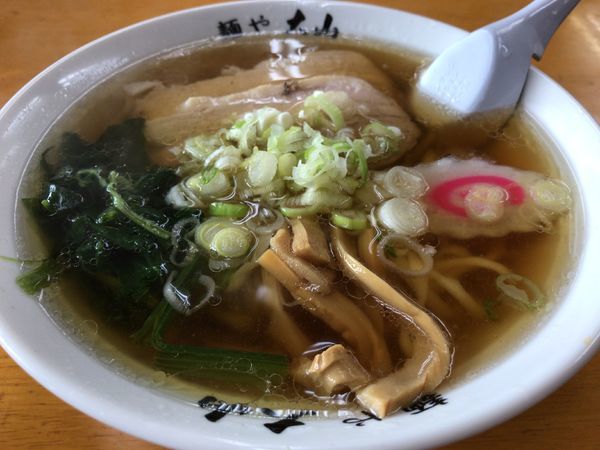 「らーめん」@青竹手打ちラーメン 麺や大山の写真