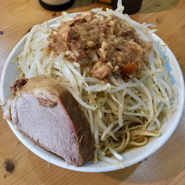 「小ラーメン ¥750円（アブラ・野菜チョイマシ） ¥750円」@立川マシマシ 東金市役所ご近所店の写真