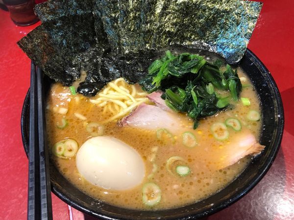 「中盛 海苔 味玉」@厚木家の写真