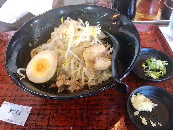 「まぜそば ¥690」@らーめん次郎冠者 上阿原店の写真