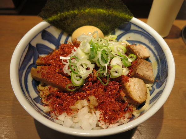 「油そば『麺大盛り・2辛』：850円」@つけ麺 麺也 時しらずの写真