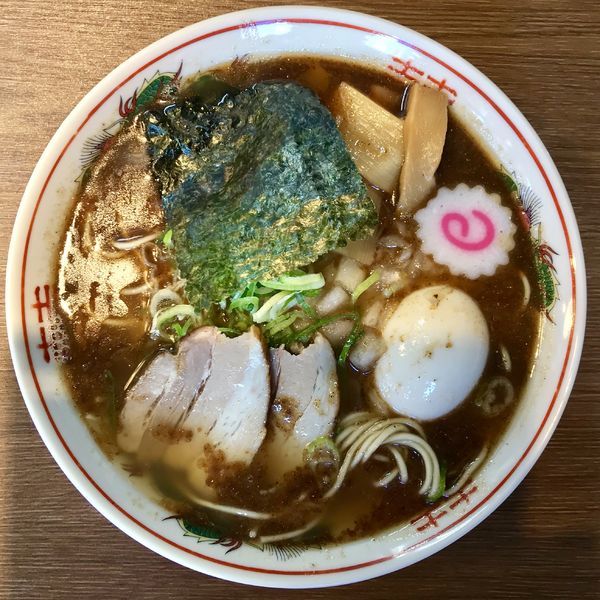 「支那そば ¥700円（味玉＋100円）」@アントキのラーメン屋の写真