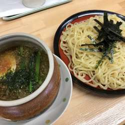 のうこくしょう油温つけ麺  ダブル盛  900円
