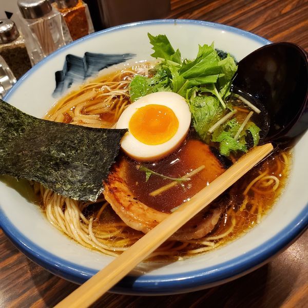 「醤油らーめん(¥980)」@AFURI 横浜ジョイナス店の写真