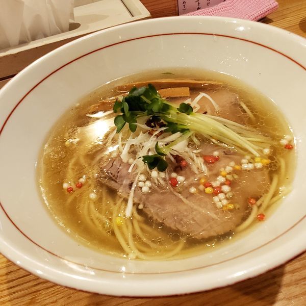 「塩そば(¥830)」@地球の中華そばの写真