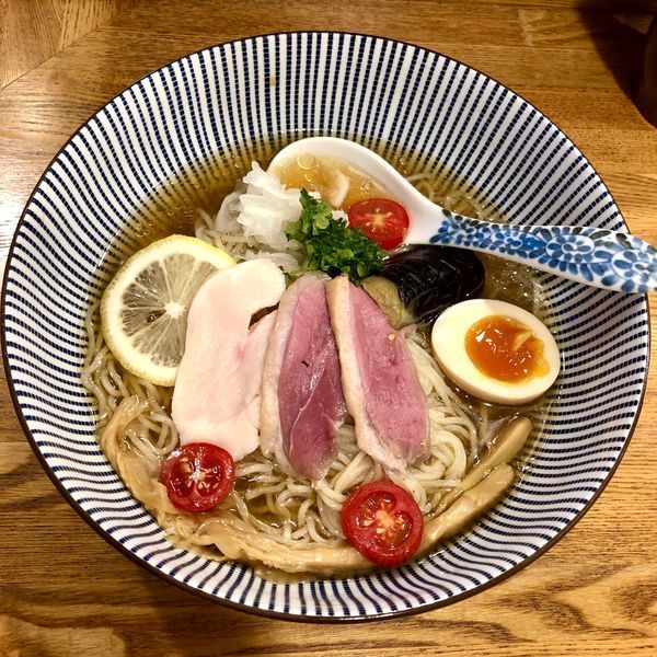 「冷やし出汁そば ￥880」@中華そば きなりの写真