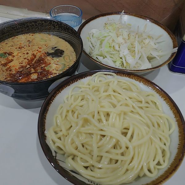 「【限定】冷やしもり担々（並）＋野菜」@所沢大勝軒の写真